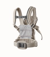 Little Pea BabyBjorn Μάρσιπος Harmony Beige Woven Melange_back
